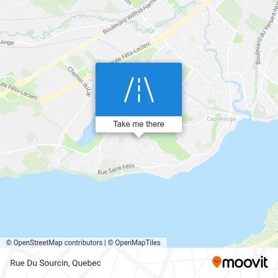 Rue Du Sourcin map