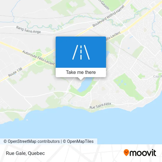 Rue Gale map