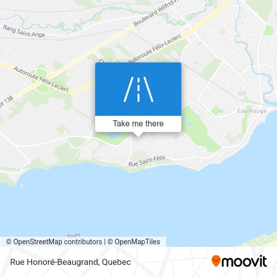 Rue Honoré-Beaugrand map