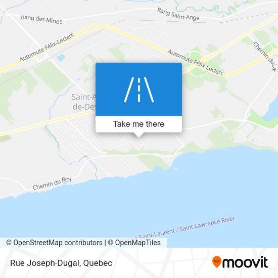 Rue Joseph-Dugal map