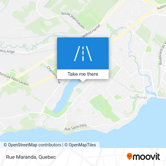Rue Maranda map