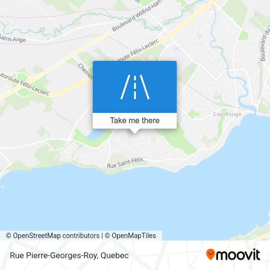 Rue Pierre-Georges-Roy map