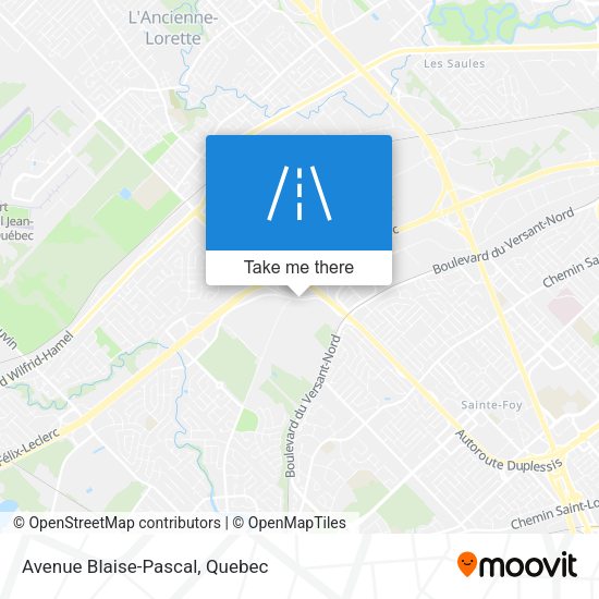 Avenue Blaise-Pascal map