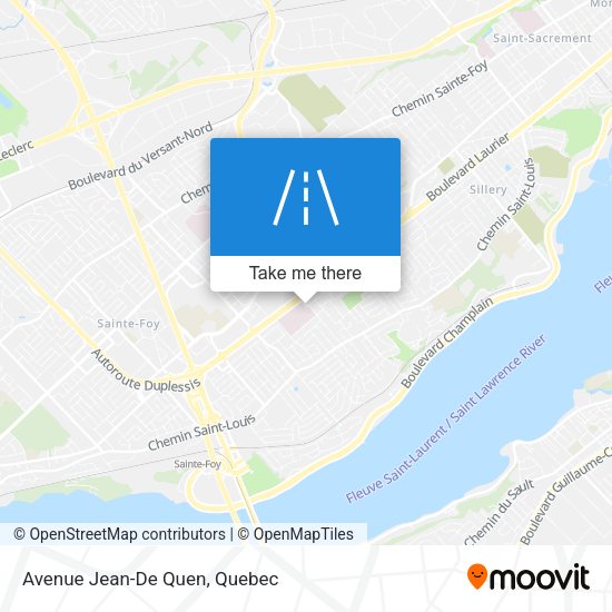 Avenue Jean-De Quen map