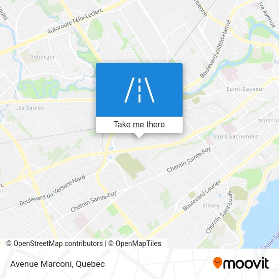 Avenue Marconi map