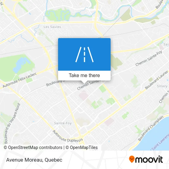 Avenue Moreau map