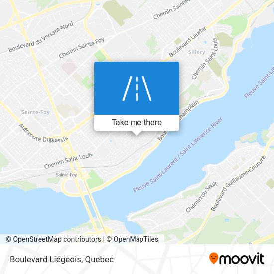 Boulevard Liégeois map