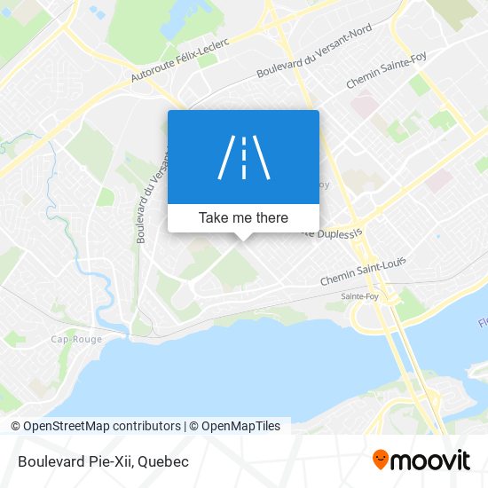 Boulevard Pie-Xii map