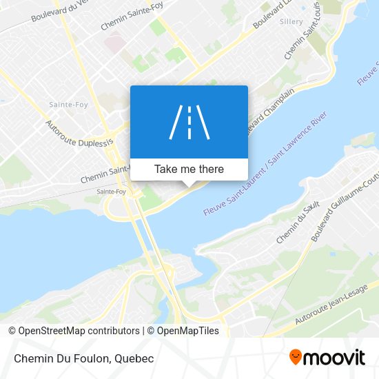 Chemin Du Foulon map