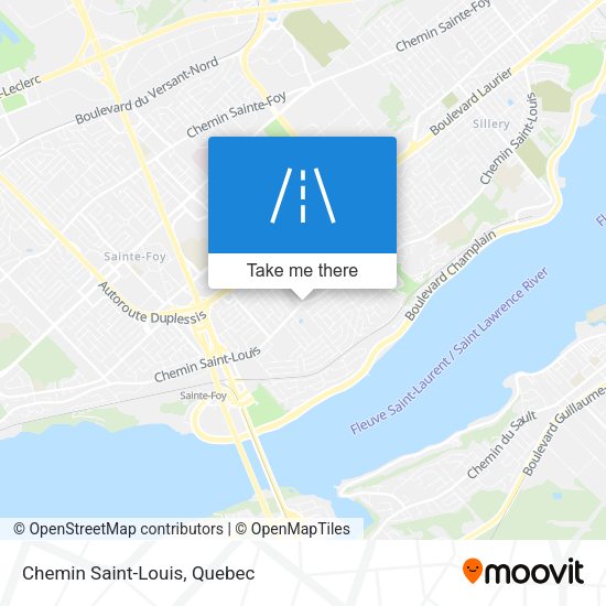 Chemin Saint-Louis map