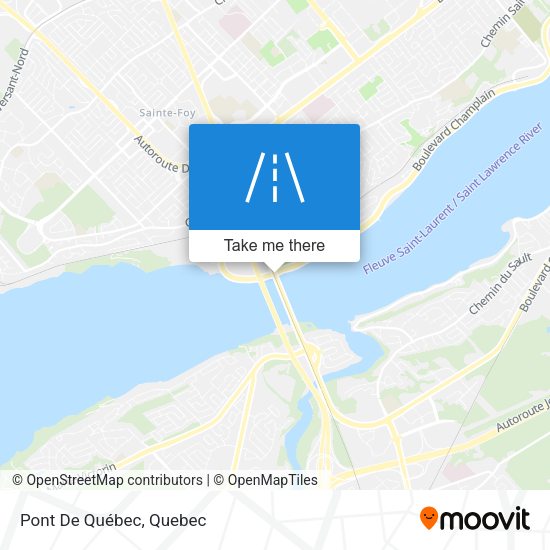 Pont De Québec map