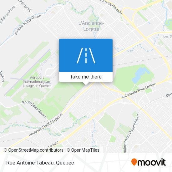 Rue Antoine-Tabeau map