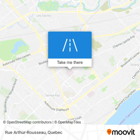 Rue Arthur-Rousseau map