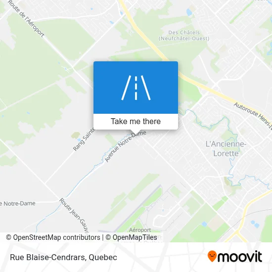 Rue Blaise-Cendrars map