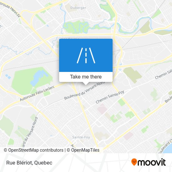 Rue Blériot map