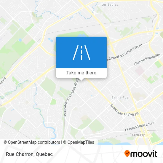 Rue Charron map