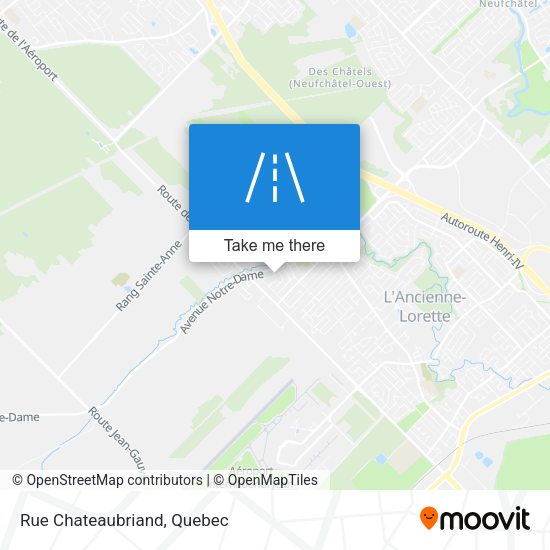 Rue Chateaubriand map