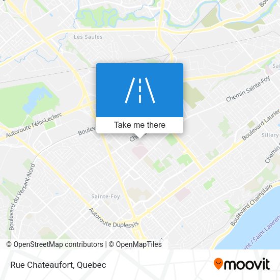 Rue Chateaufort map