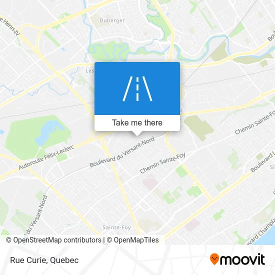 Rue Curie map