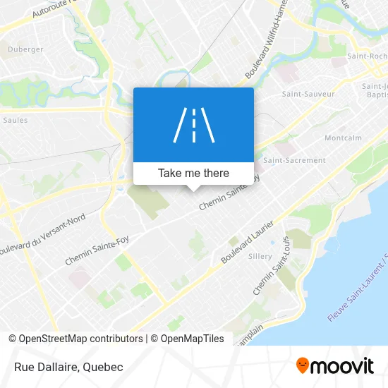 Rue Dallaire map