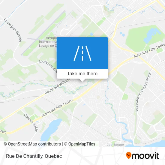 Rue De Chantilly map