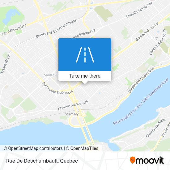 Rue De Deschambault map