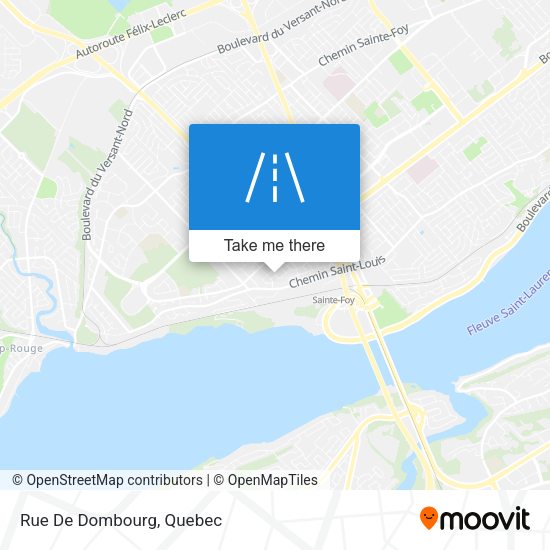 Rue De Dombourg map