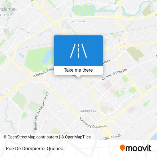Rue De Dompierre map