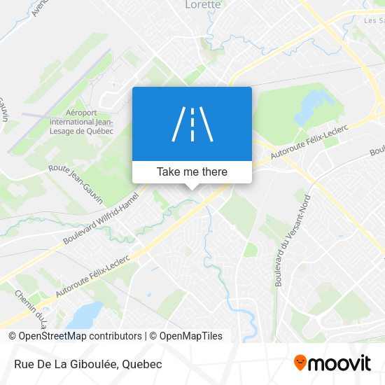 Rue De La Giboulée map