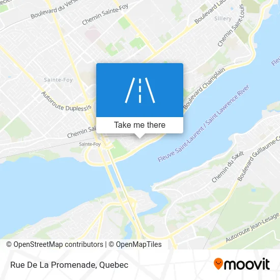 Rue De La Promenade map