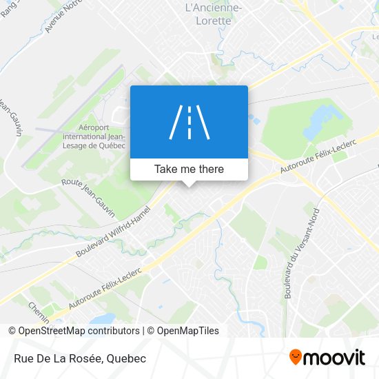 Rue De La Rosée map