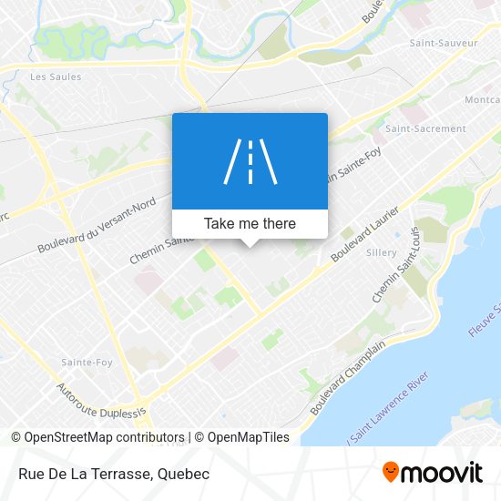 Rue De La Terrasse map