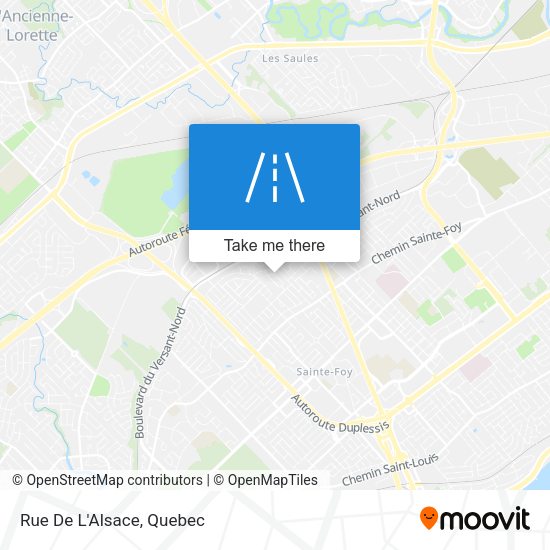 Rue De L'Alsace map