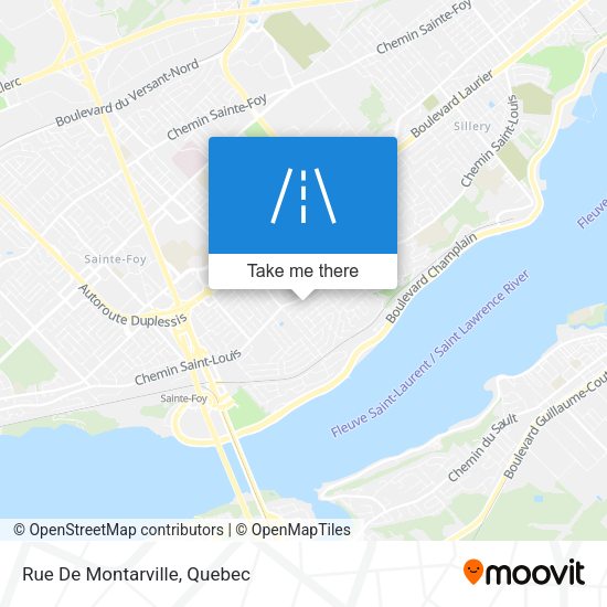 Rue De Montarville map