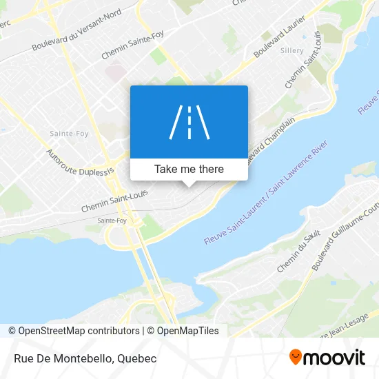 Rue De Montebello map