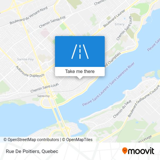 Rue De Poitiers map