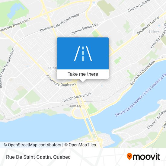 Rue De Saint-Castin map