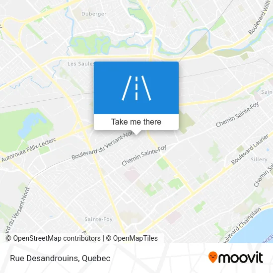 Rue Desandrouins map