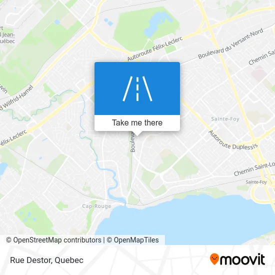 Rue Destor map