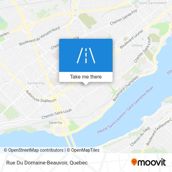 Rue Du Domaine-Beauvoir map