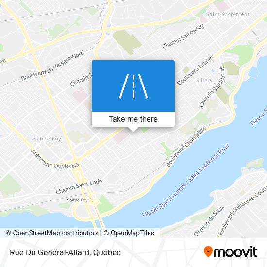 Rue Du Général-Allard map