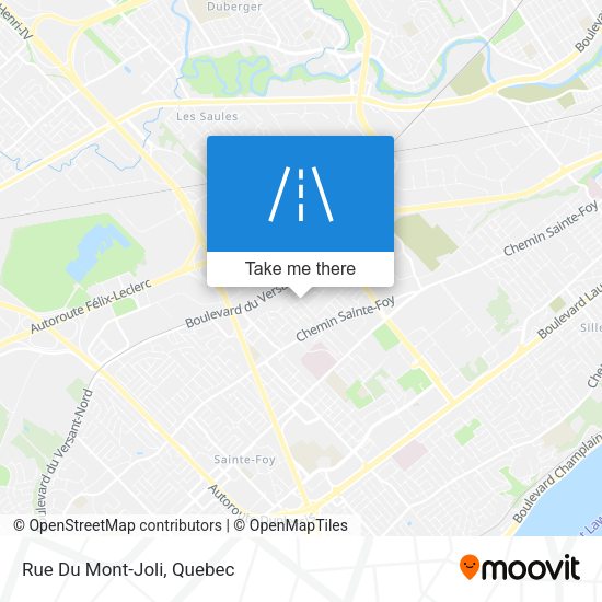 Rue Du Mont-Joli map