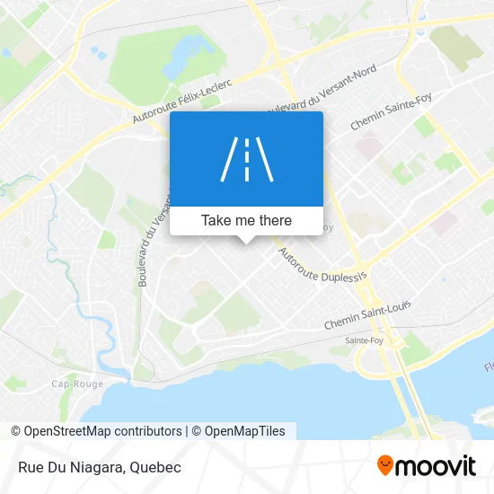 Rue Du Niagara map