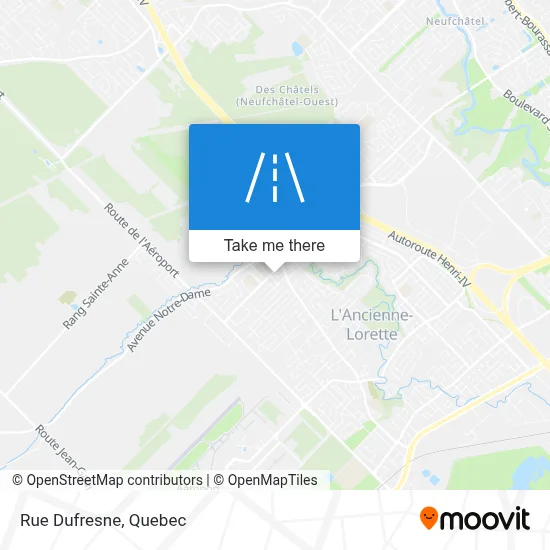 Rue Dufresne map