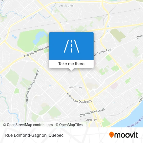 Rue Edmond-Gagnon map