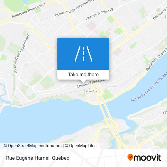 Rue Eugène-Hamel map