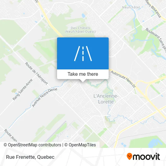 Rue Frenette map