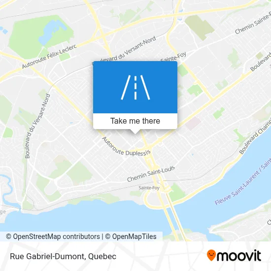 Rue Gabriel-Dumont map