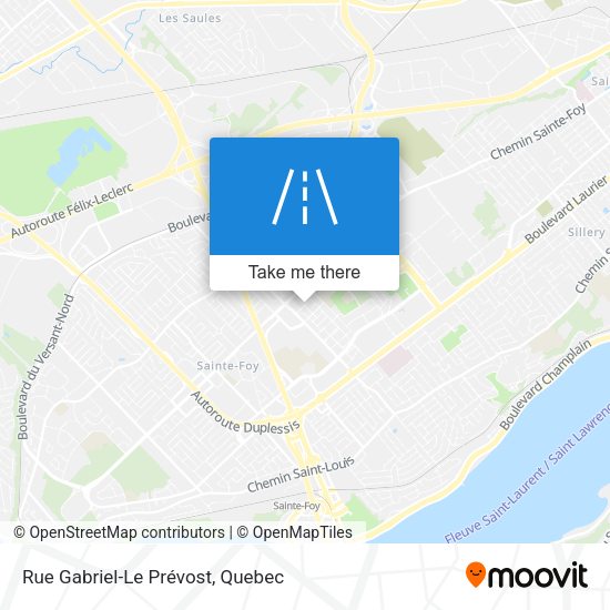 Rue Gabriel-Le Prévost map