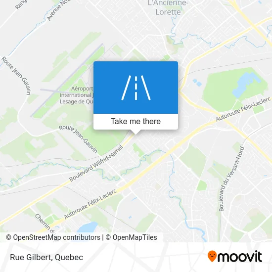 Rue Gilbert map
